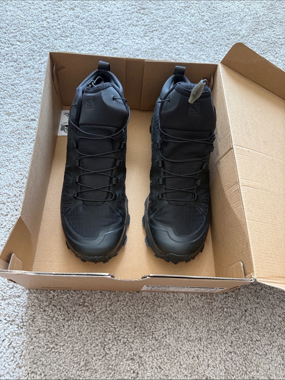 Salomon Men's Black Hiking Boots